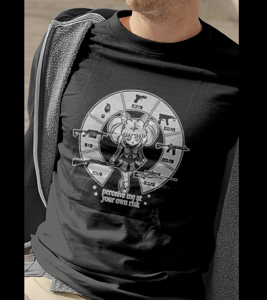 Perceive Me At Your Own Risk Sailor Moon Inspired Guardians Circular T-Shirt