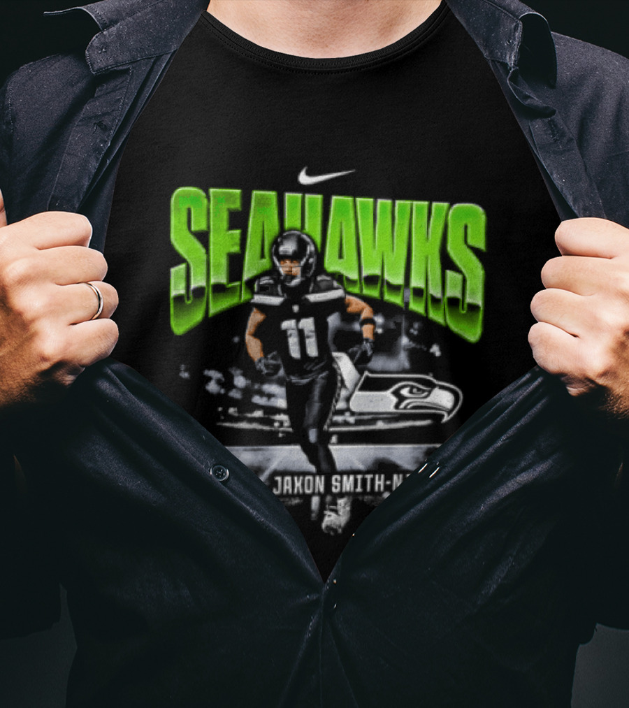 Seattle Seahawks Jaxon Smith Njigba 11 Nike Running Stadium T-Shirt