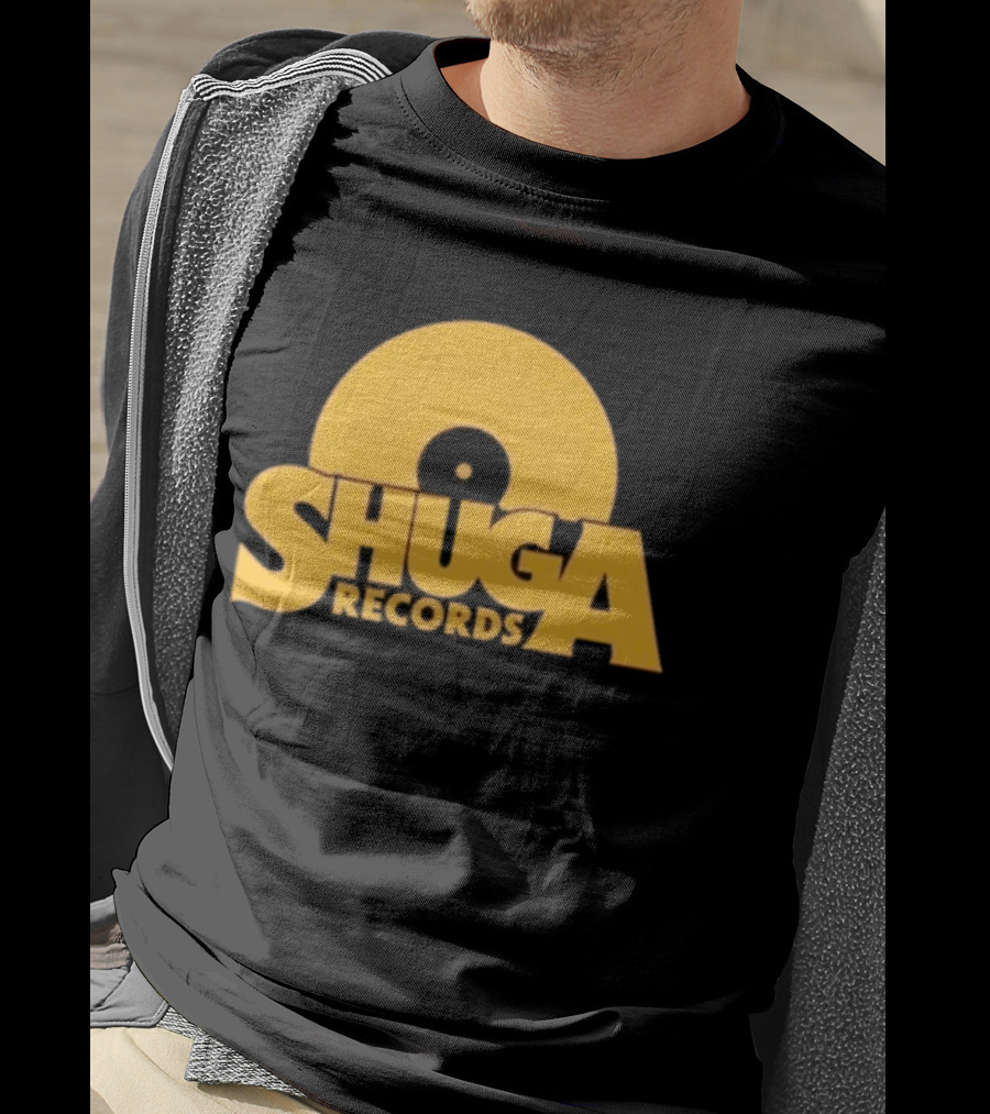 Shuga Records Vinyl Icon Retro Style Collection T-Shirt