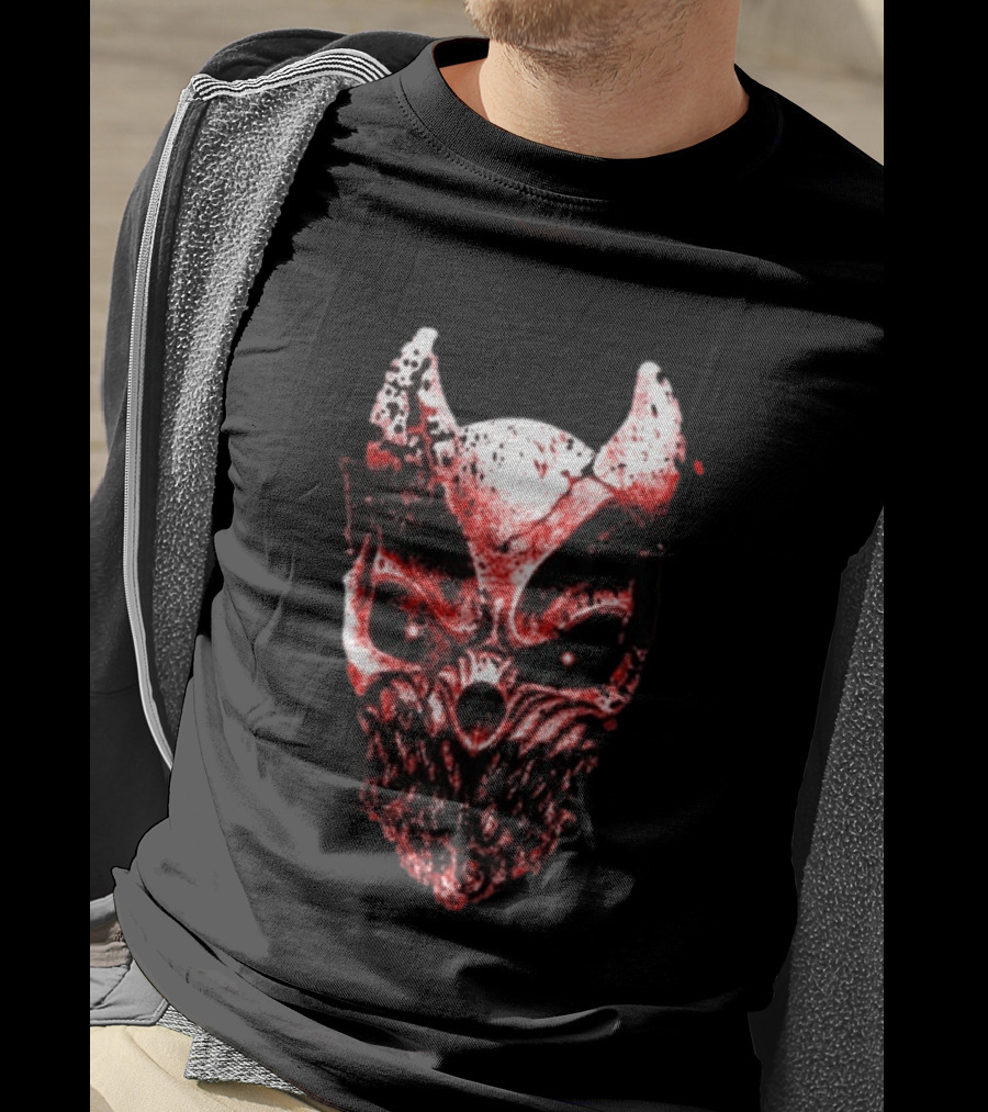 Slaughter To Prevail Blood Mask Horror Metal Mask T-Shirt