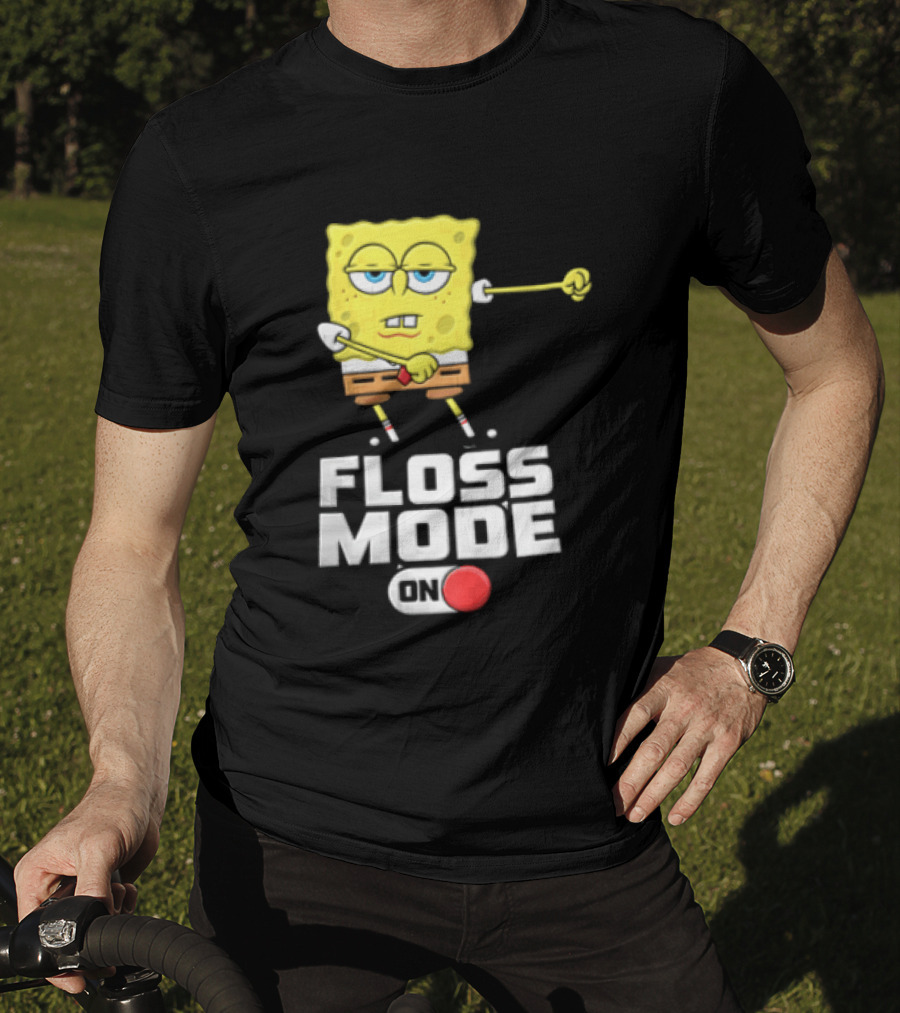 Squarepants Floss Mode On With Dabbing T-Shirt