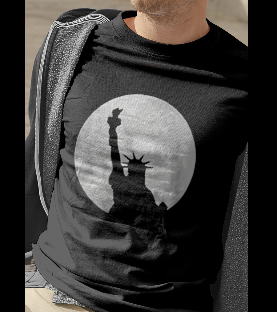 Statue Of Liberty Lunar T-Shirt