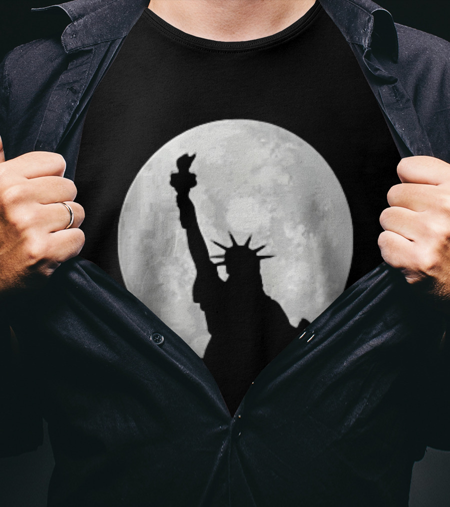 Statue Of Liberty Lunar T-Shirt