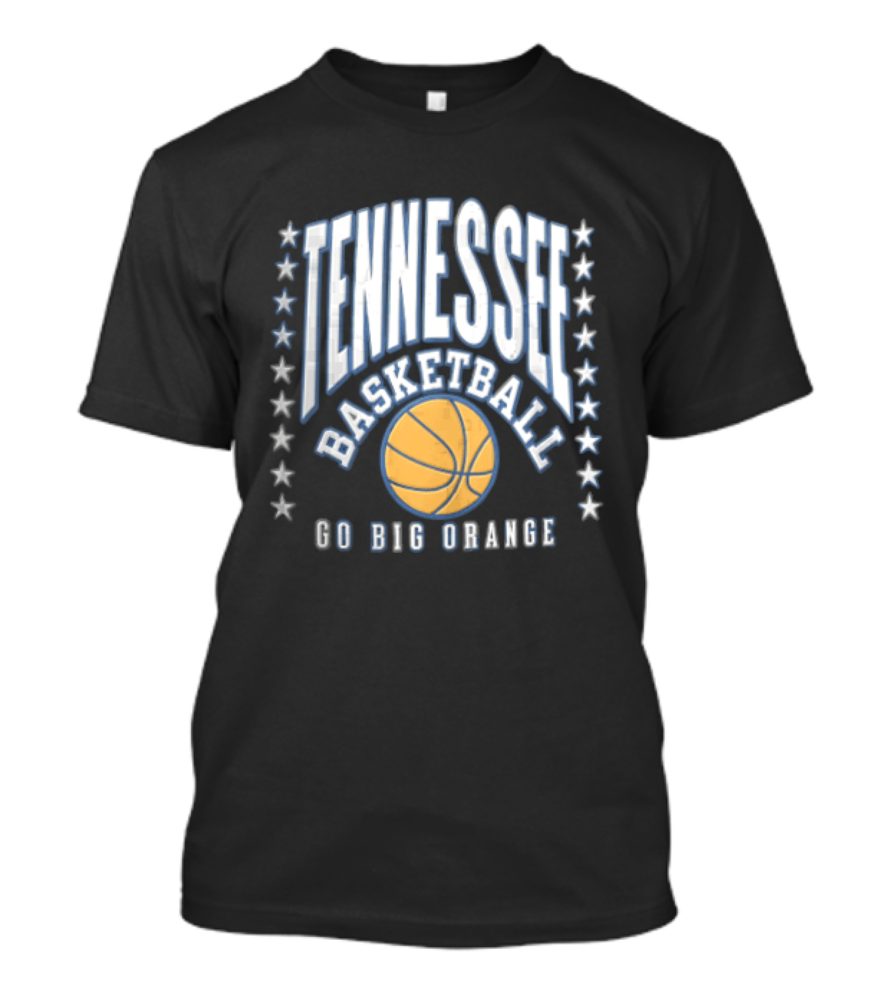Tennessee Basketball Go Big Orange Stars T-Shirt