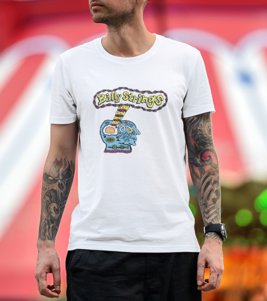 Billy Strings Store Head Brain T-Shirt