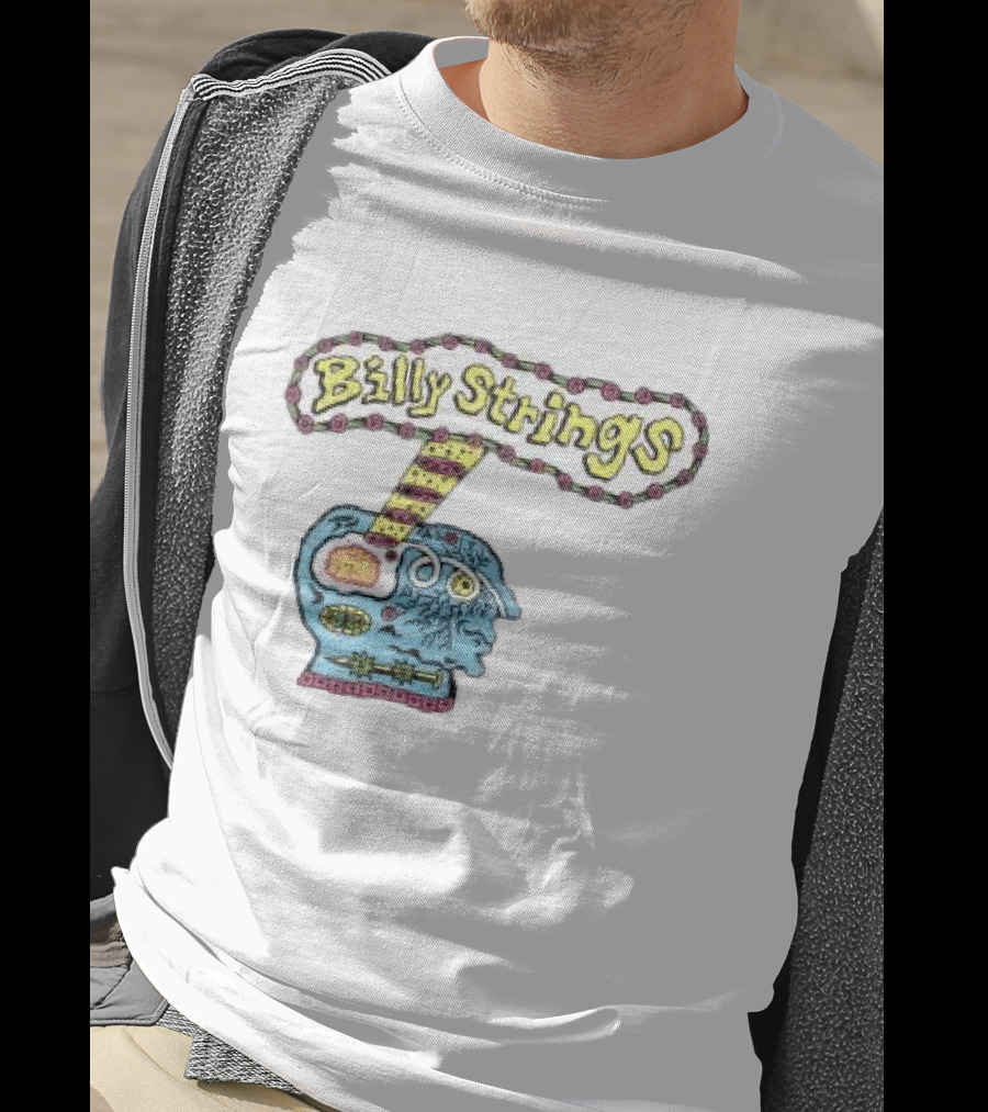 Billy Strings Store Head Brain T-Shirt