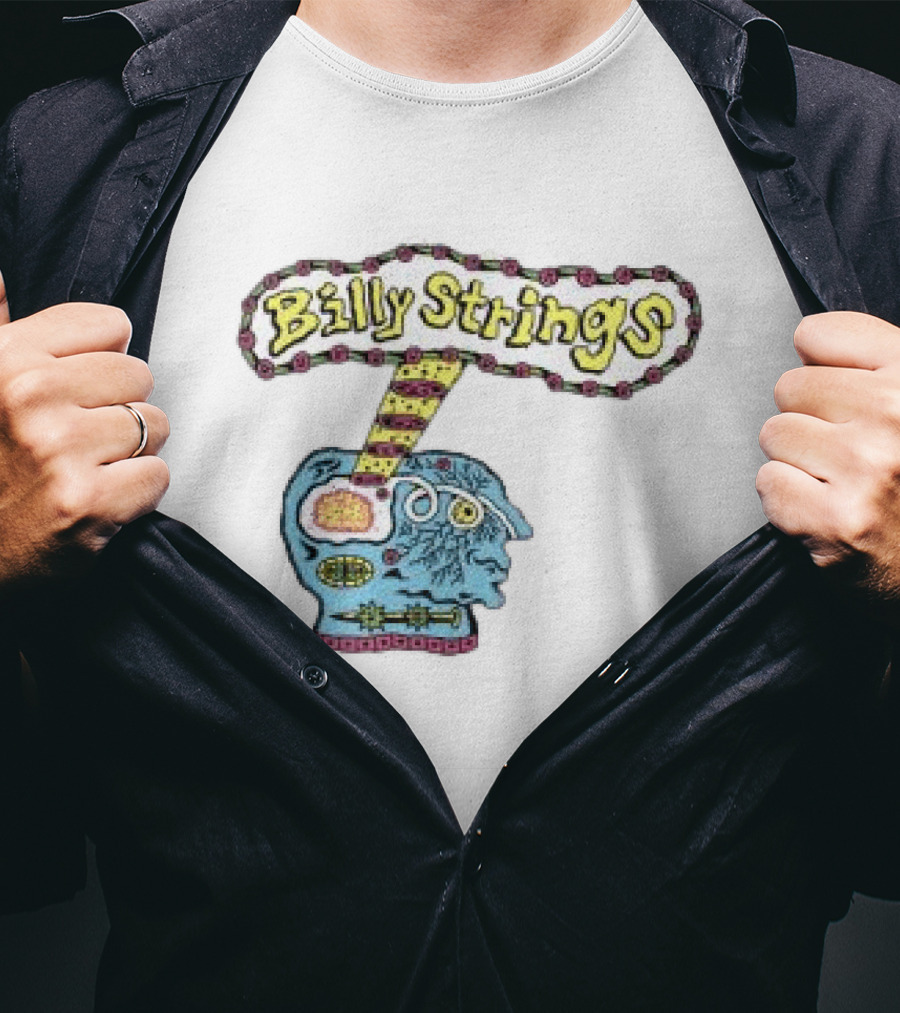 Billy Strings Store Head Brain T-Shirt
