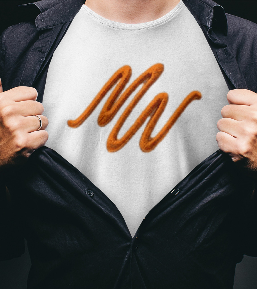 Morgan Wallen Store Mw X Ut Hat Orange MW Squiggle T-Shirt