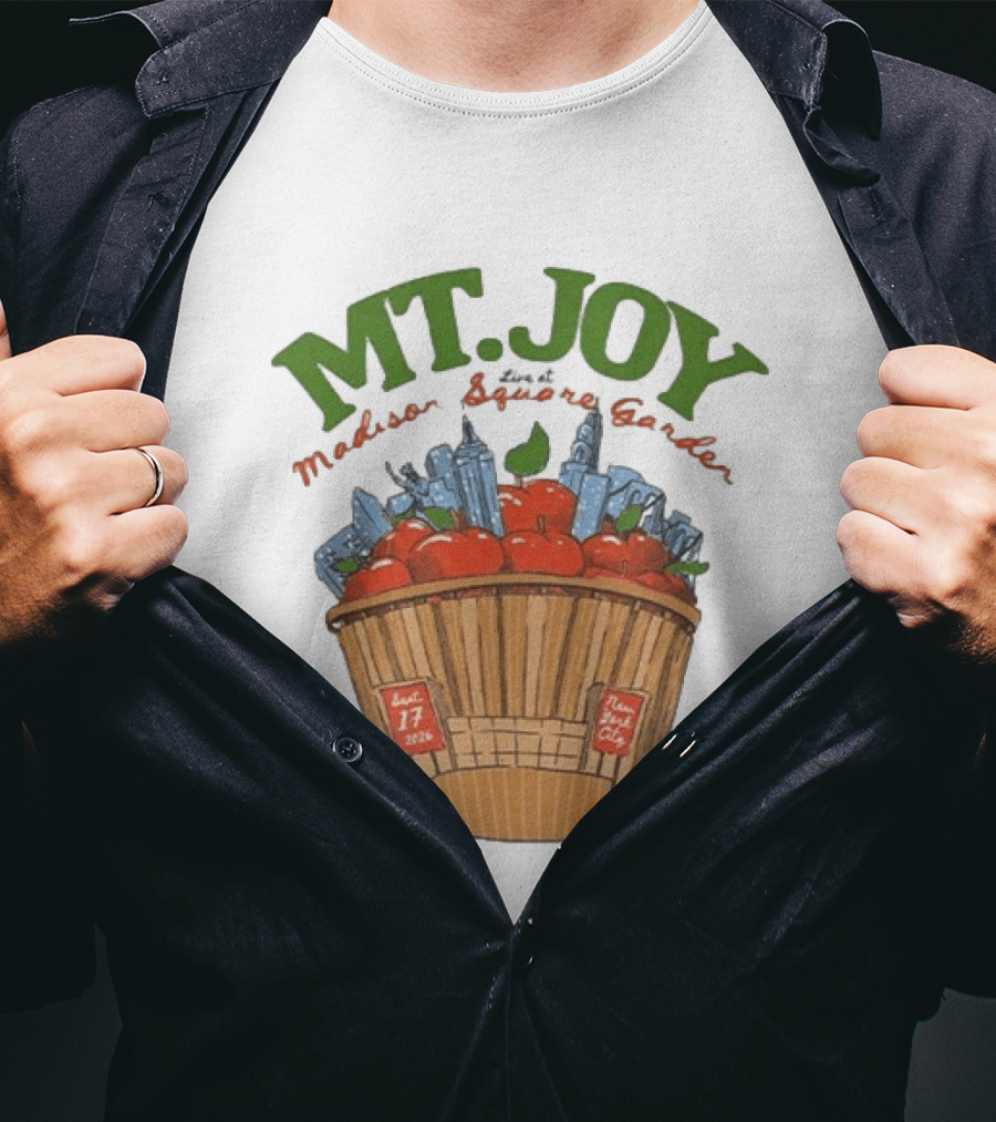Mt. Joy Madison Square Garden Sept 17 2026 Apples New York City T-Shirt