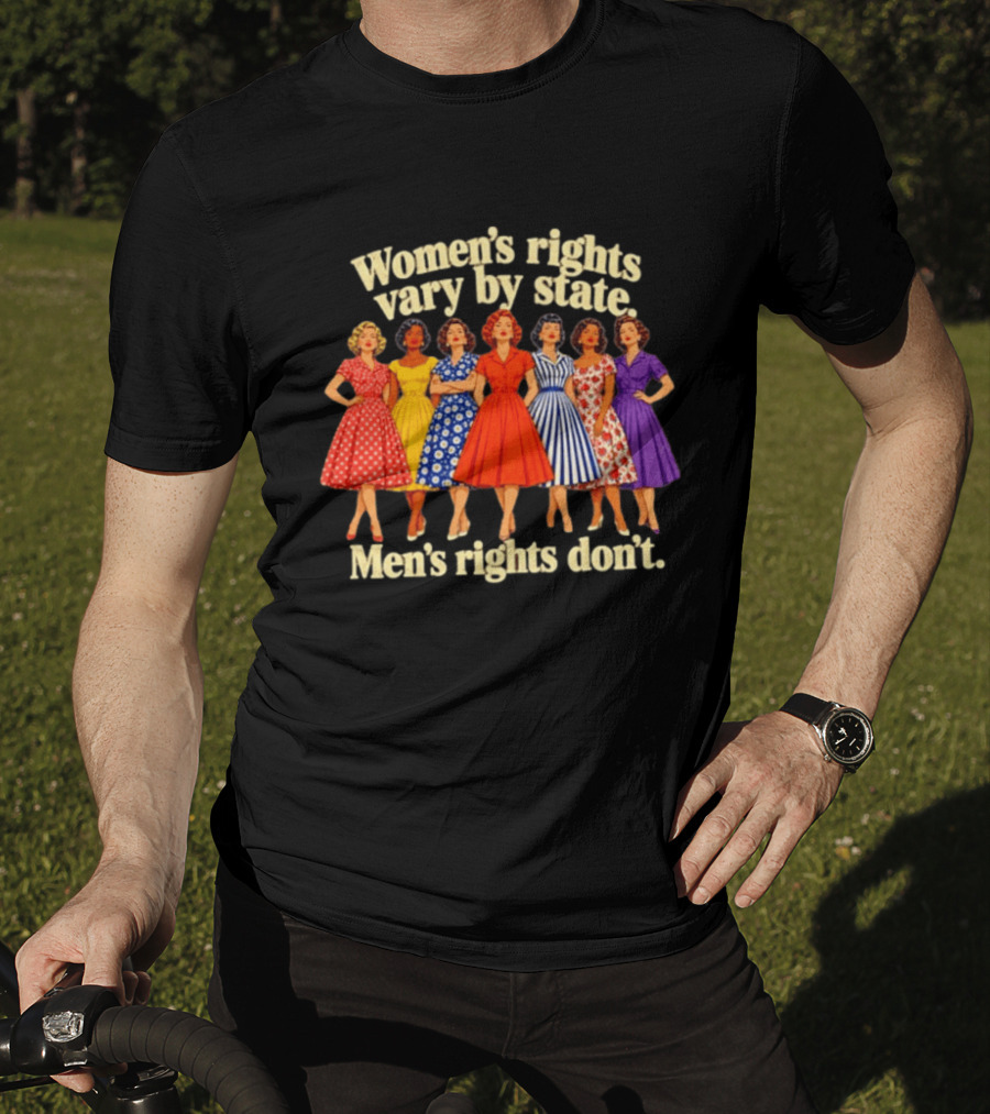 Women's Rights Vary By State Men's Rights Don't Vintage Dresses T-Shirt
