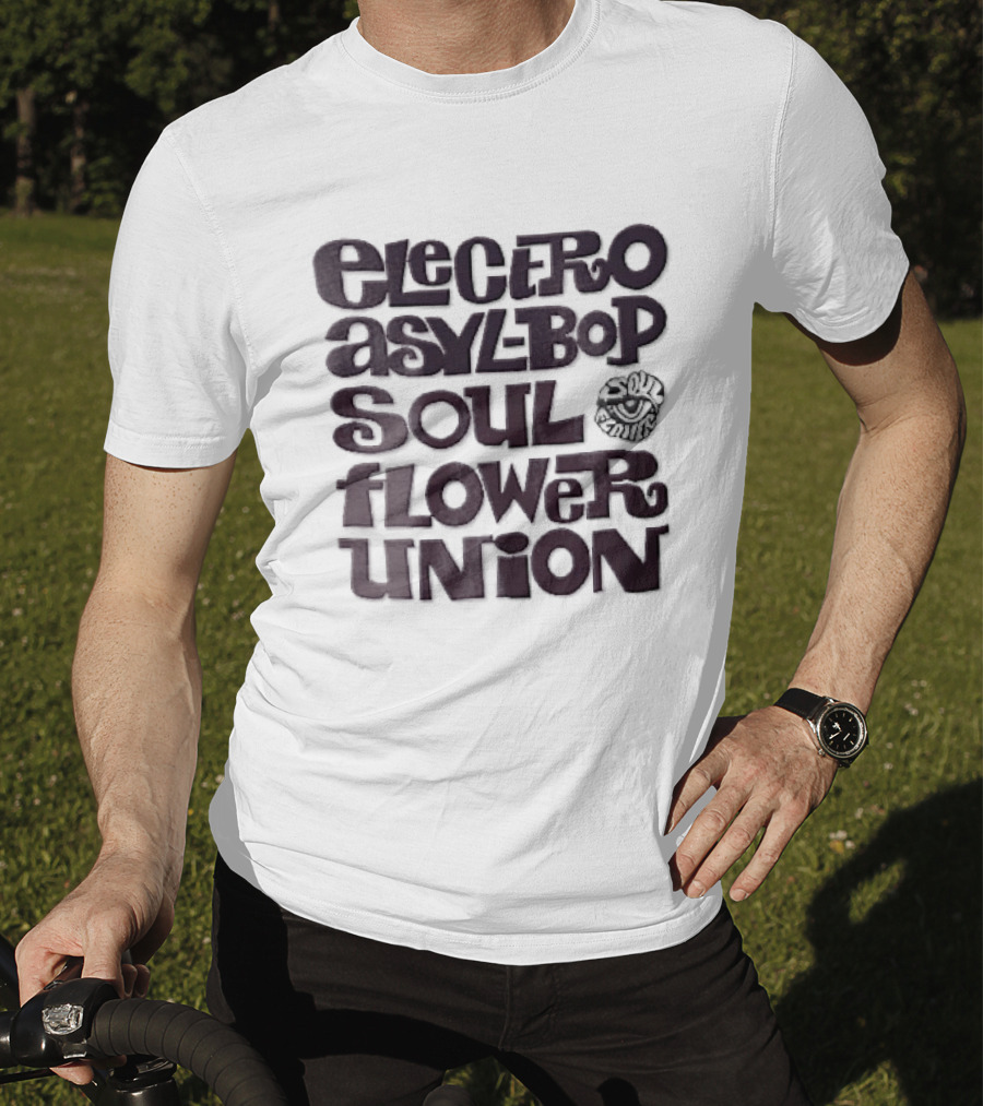 Electro Asylum Bop Soul Flower Union Psychedelic Eye T-Shirt