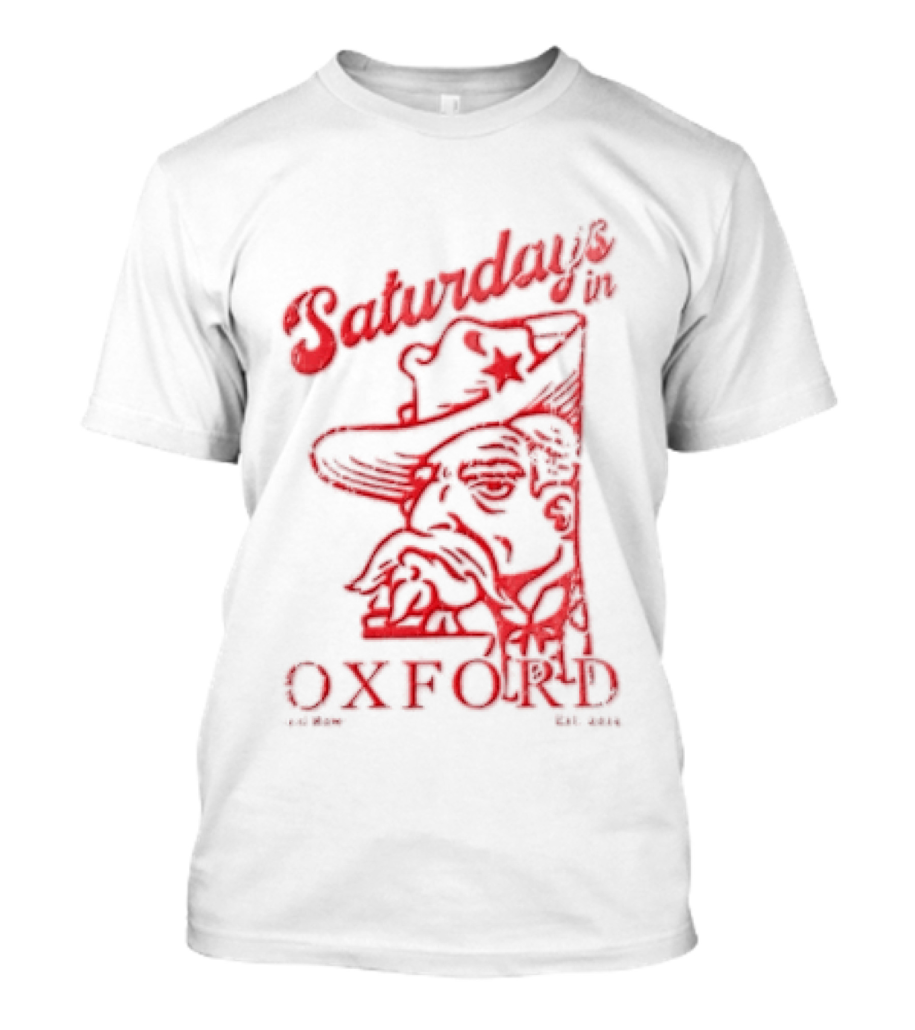 Saturdays In Oxford 2014 Colonel Reb Cowboy Hat Old Row T-Shirt