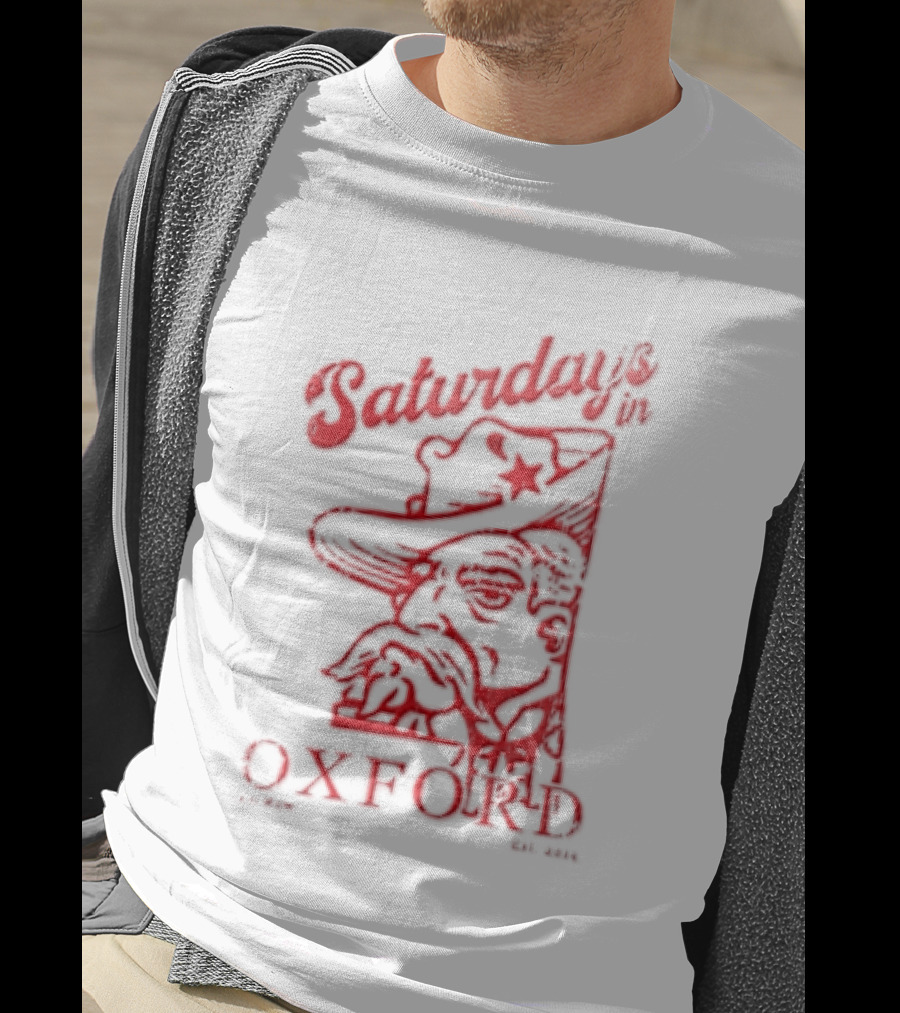 Saturdays In Oxford 2014 Colonel Reb Cowboy Hat Old Row T-Shirt