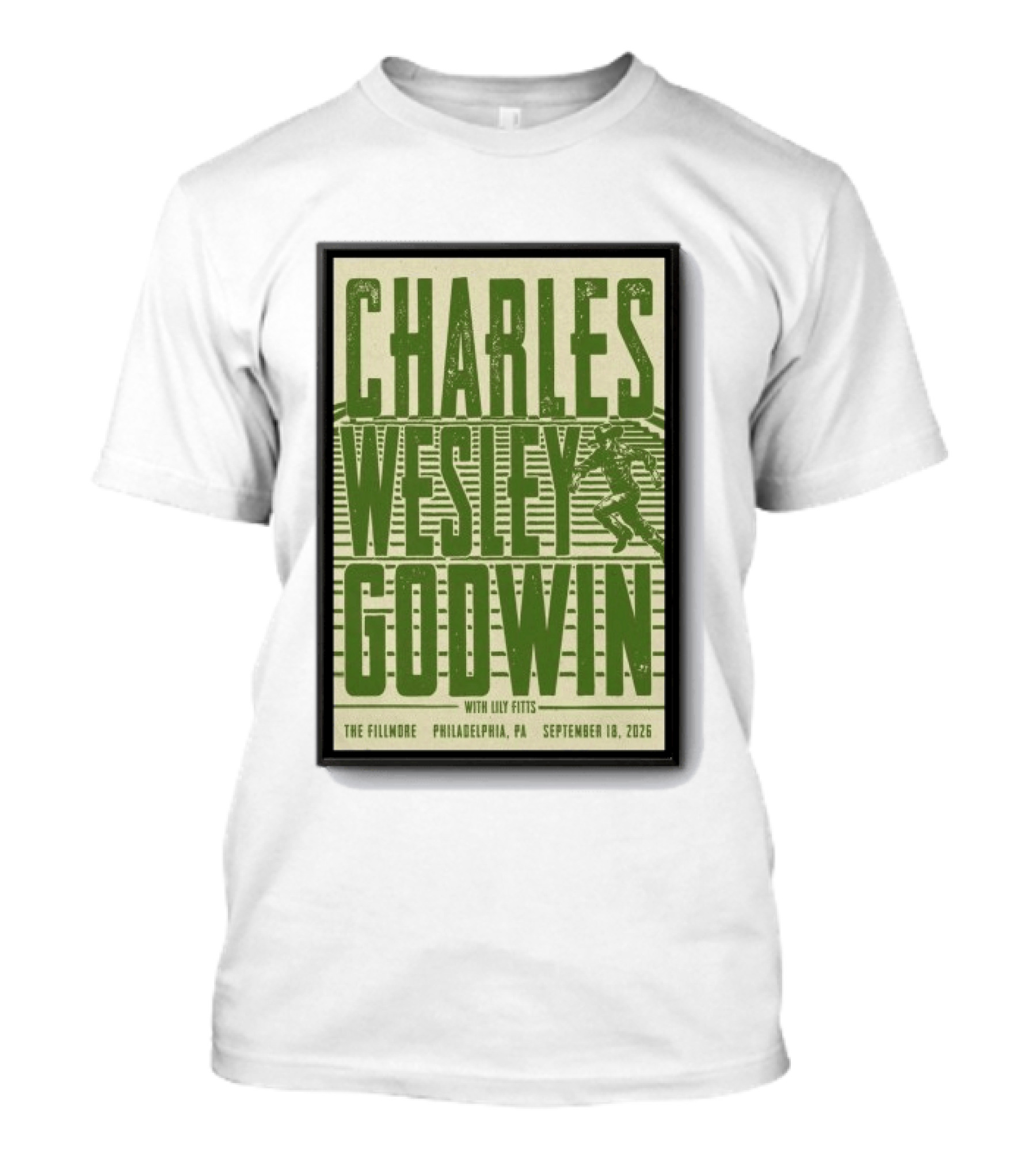 Charles Wesley Godwin The Fillmore Philadelphia PA September 18 2026 T-Shirt