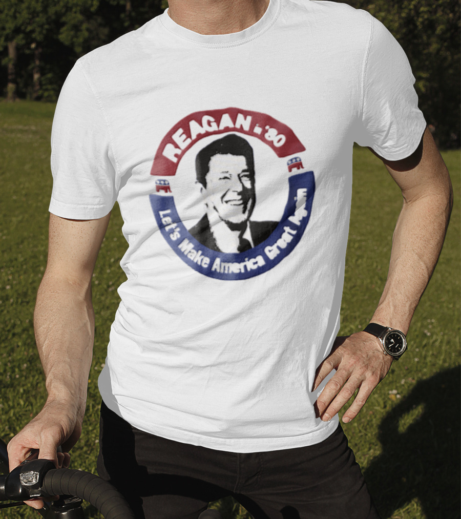 Reagan In '80 Let's Make America Great Again T-Shirt