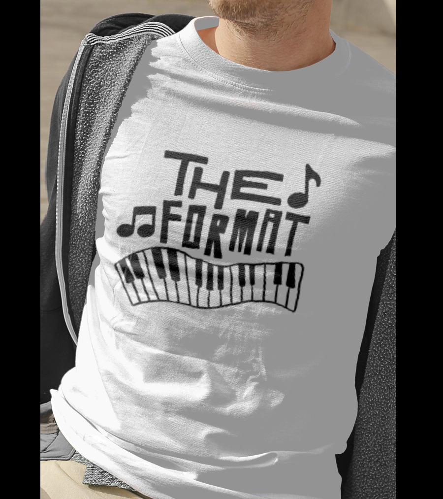 The Format Piano Music Notes Ringer T-Shirt
