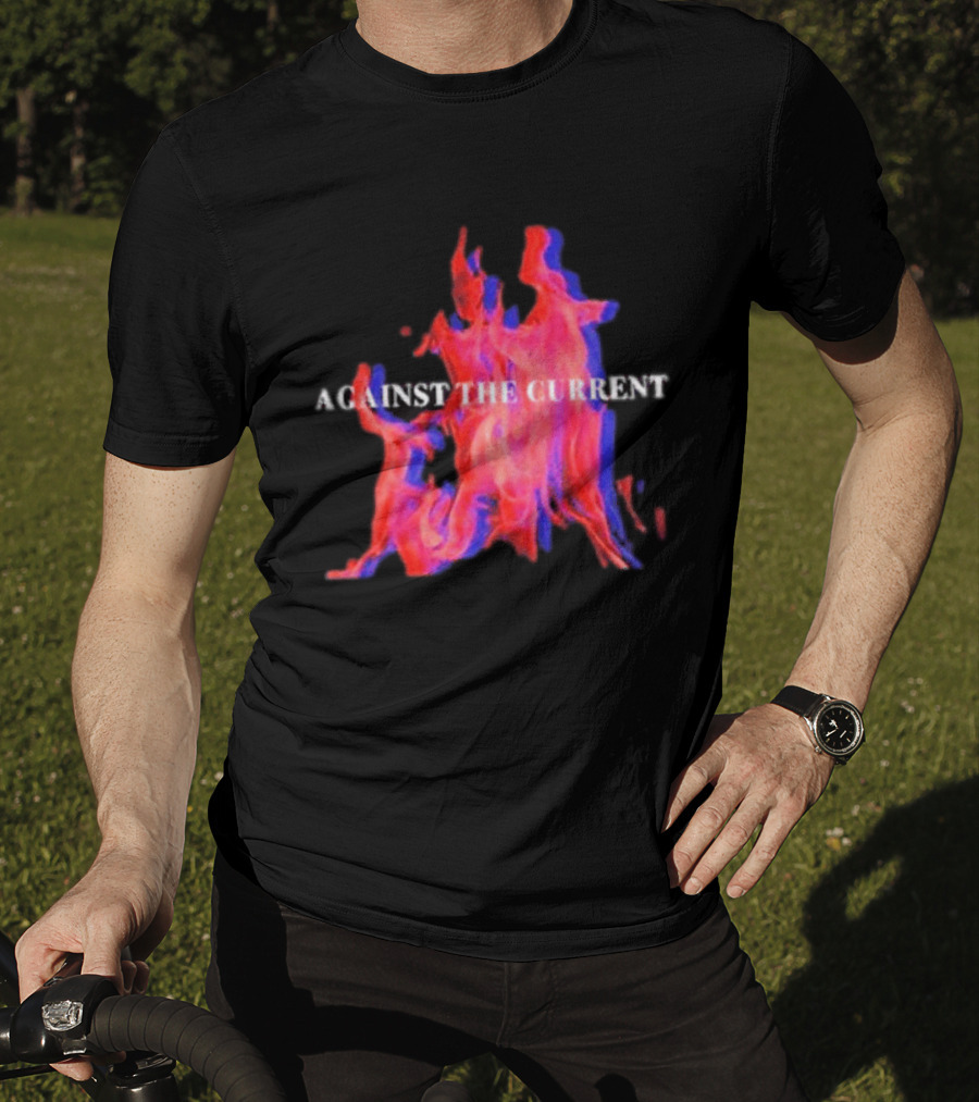 Against The Current Flames Fiery T-Shirt