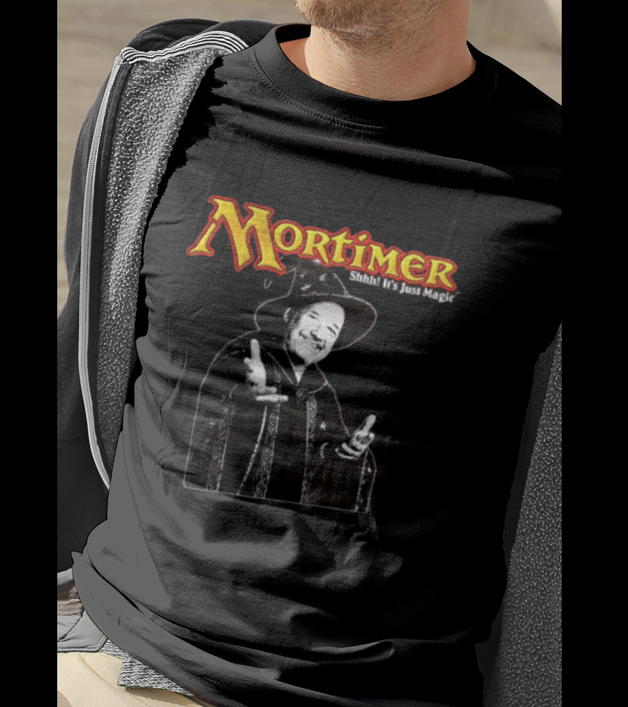 Mortimer Shhhh It's Just Magic Wizard Hat Robe T-Shirt