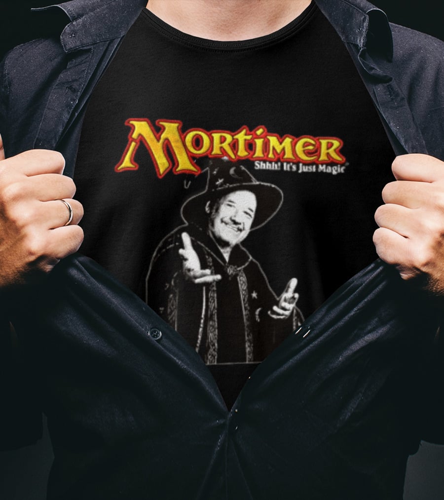 Mortimer Shhhh It's Just Magic Wizard Hat Robe T-Shirt