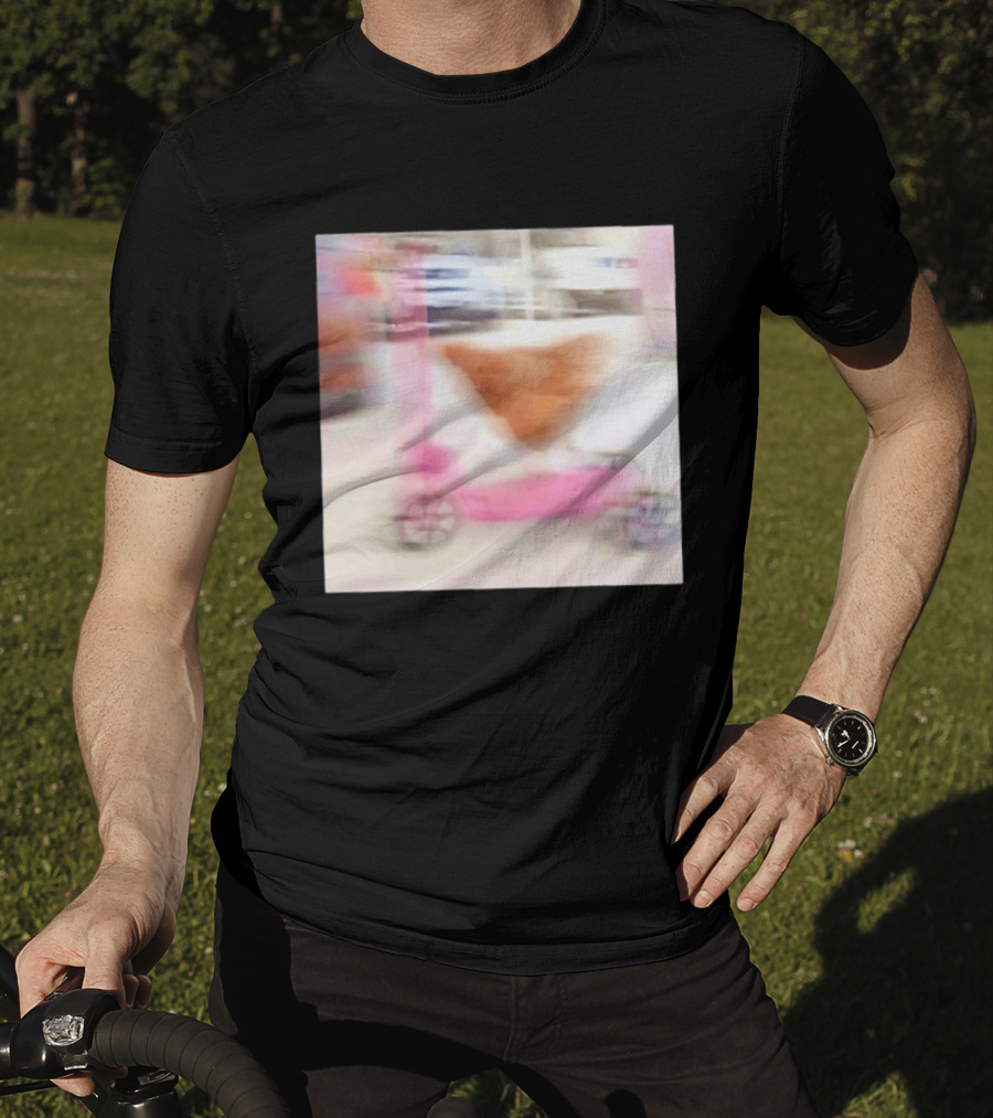 Chicken Riding Pink Scooter T-Shirt