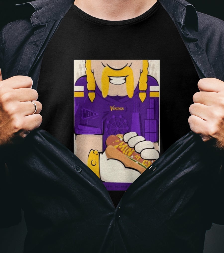 Minnesota Vikings Vs Chicago Bears September 20 2026 Soldier Field Chicago Illinois NFL Week 3 Event T-Shirt