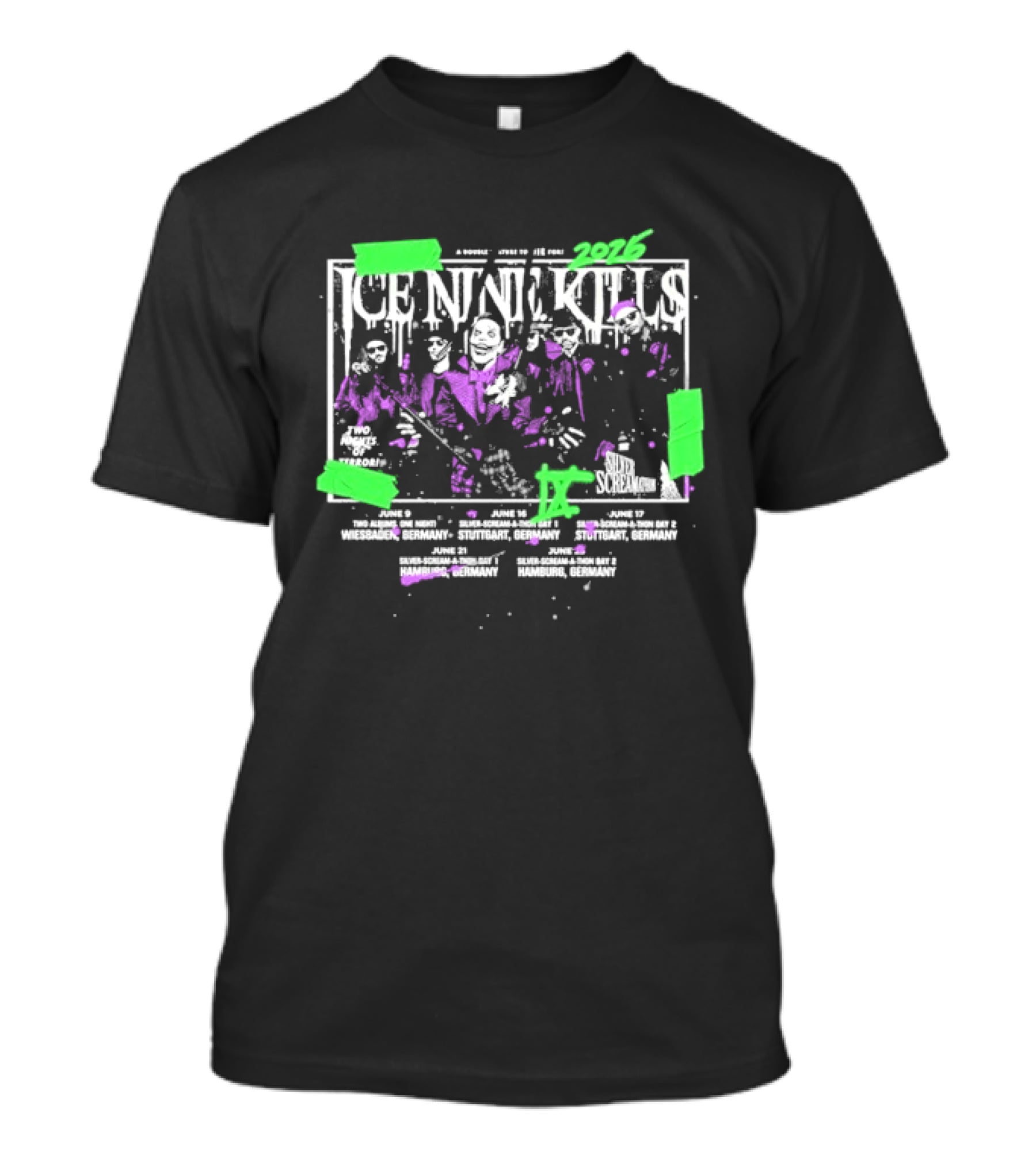 Ice Nine Kills The Silver Scream Faces Joker 2018 T-Shirt