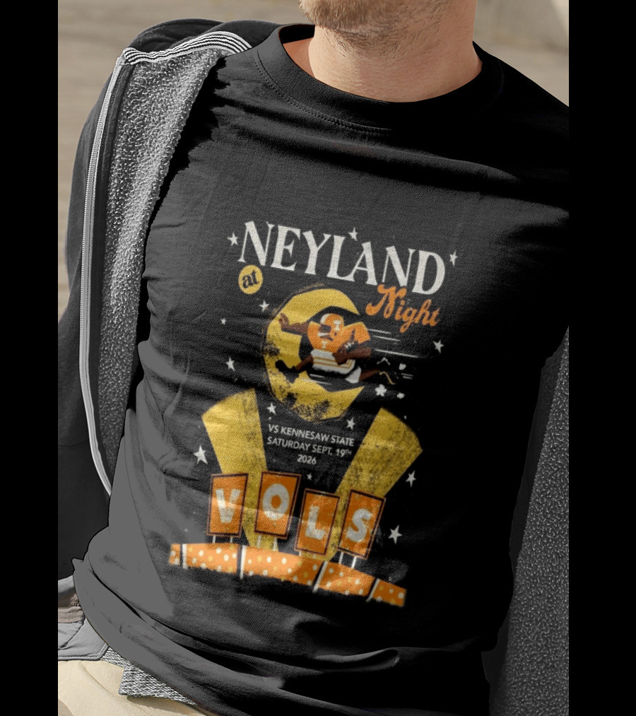 Neyland At Night Vols Vs Kennesaw State September 19 2026 Football Knoxville T-Shirt