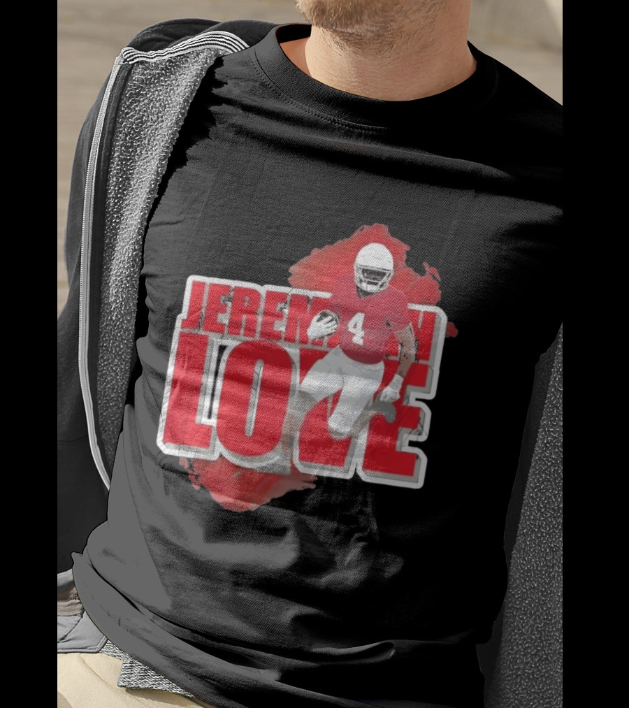 Jeremiyah Love Arizona Cardinals Football Number 4 Player T-Shirt