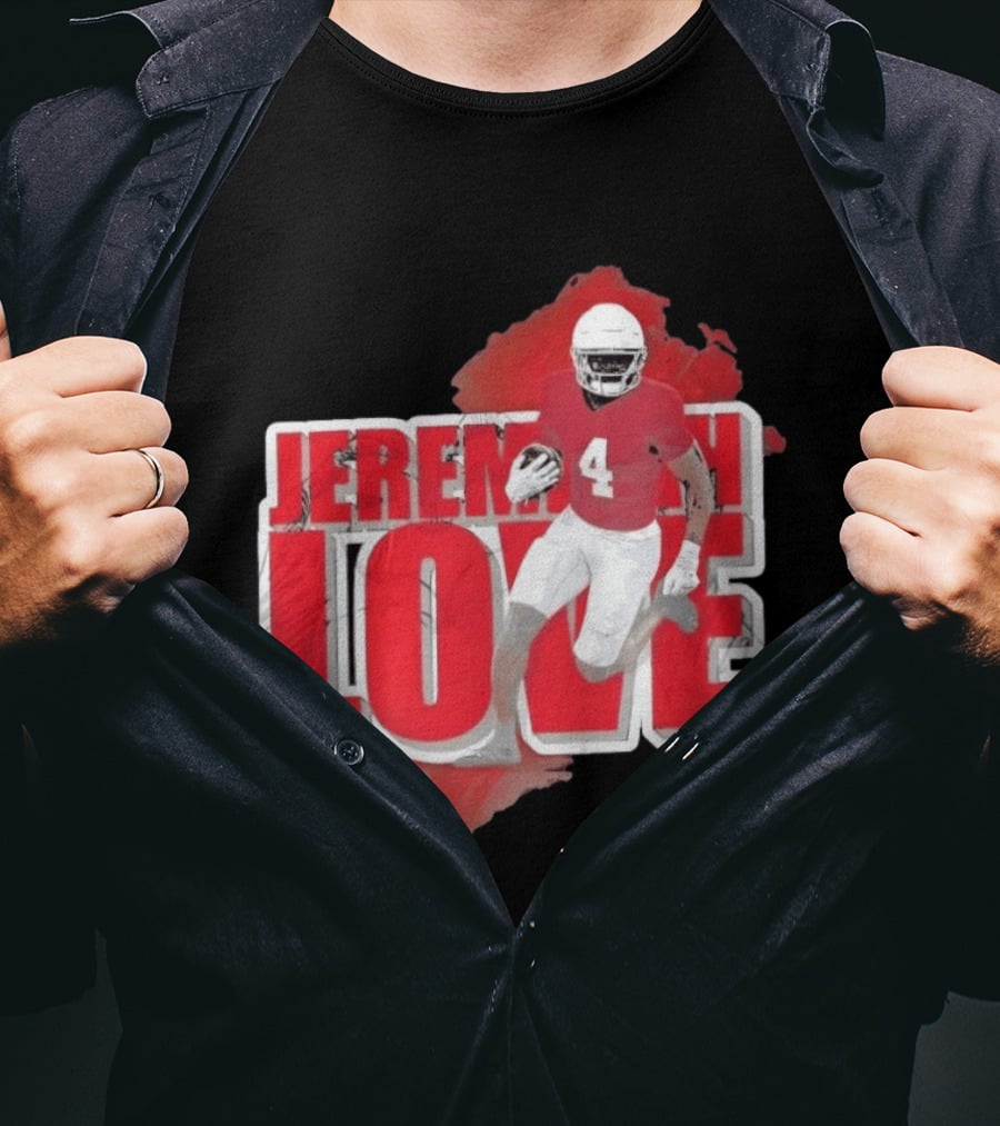 Jeremiyah Love Arizona Cardinals Football Number 4 Player T-Shirt