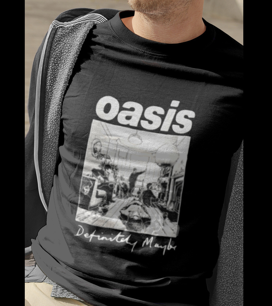 Oasis Definitely Maybe Living Room Scene T-Shirt