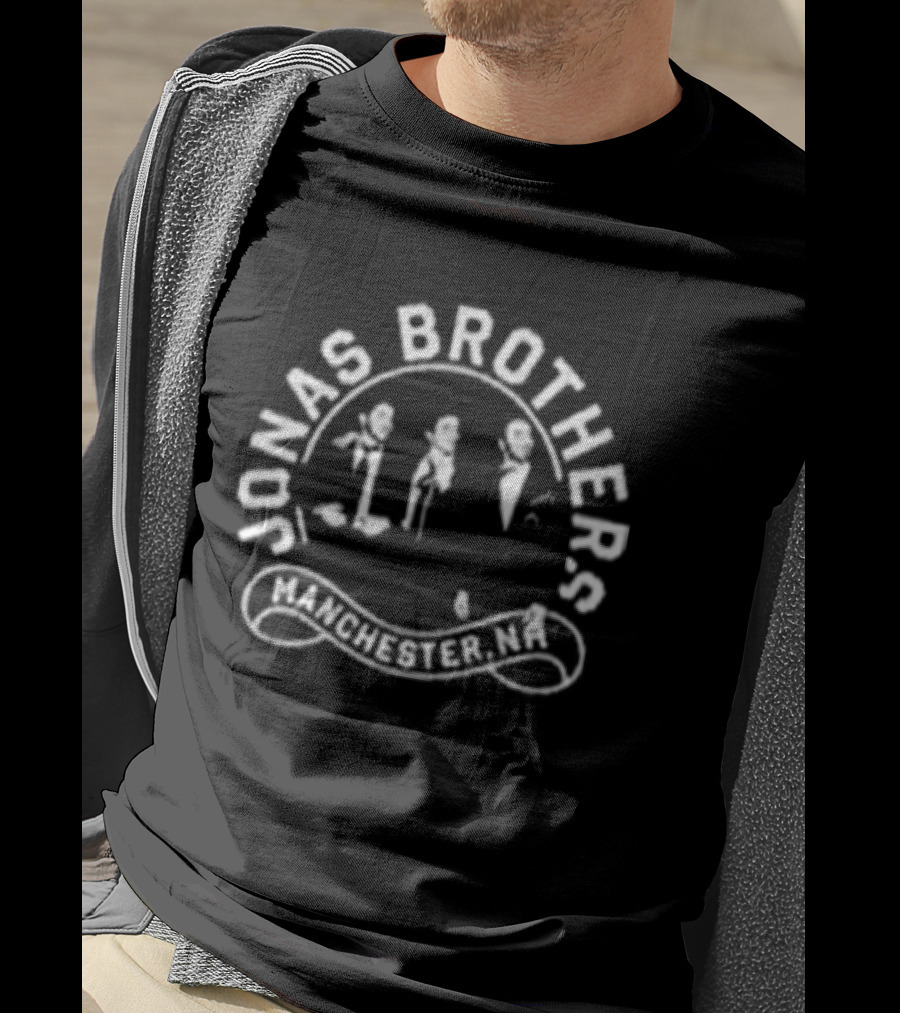 Jonas Brothers Manchester New Hampshire Sep 26 2026 SNHU Arena Burning Up Tour All Over Again T-Shirt