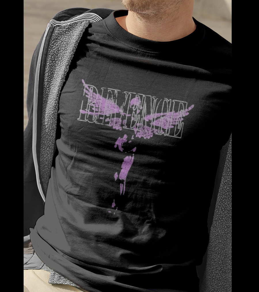 Revenge Utero Purple Winged T-Shirt