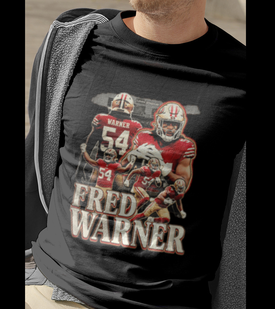 Fred Warner San Francisco 49ers Linebacker Action Poses T-Shirt