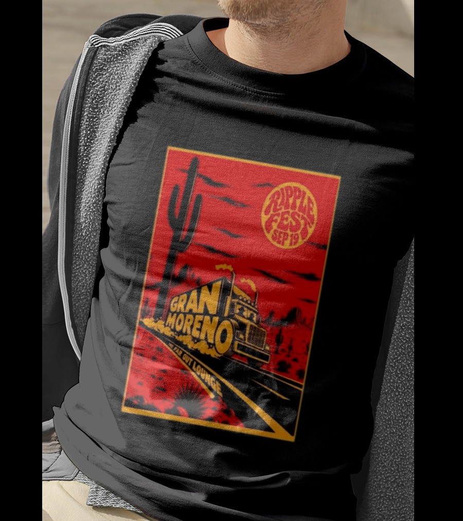 Gran Moreno Ripplefest Texas The Far Out Lounge September 19 2026 T-Shirt