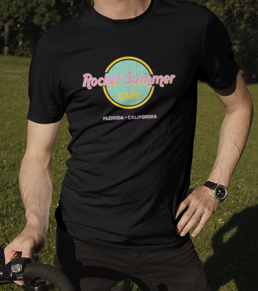 Rocket Summer Cafe Florida California T-Shirt