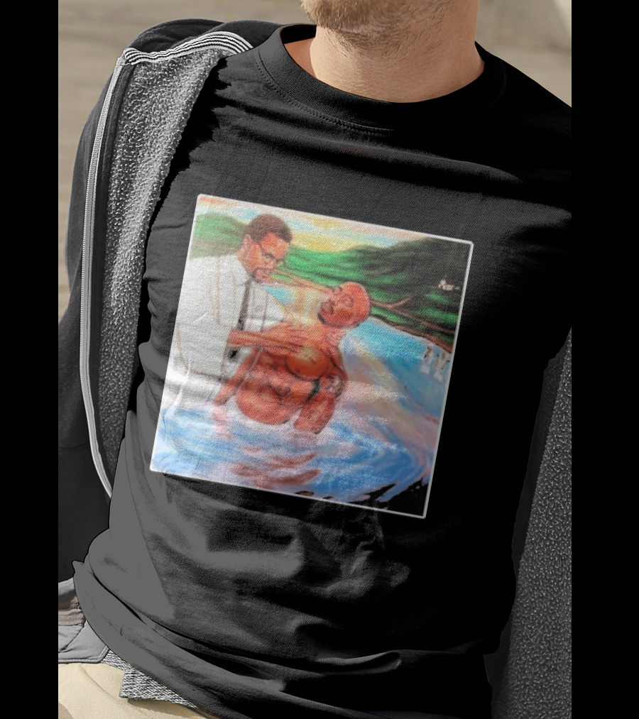 Tupac Shakur Baptism Imagery With Spiritual Symbolism T-Shirt