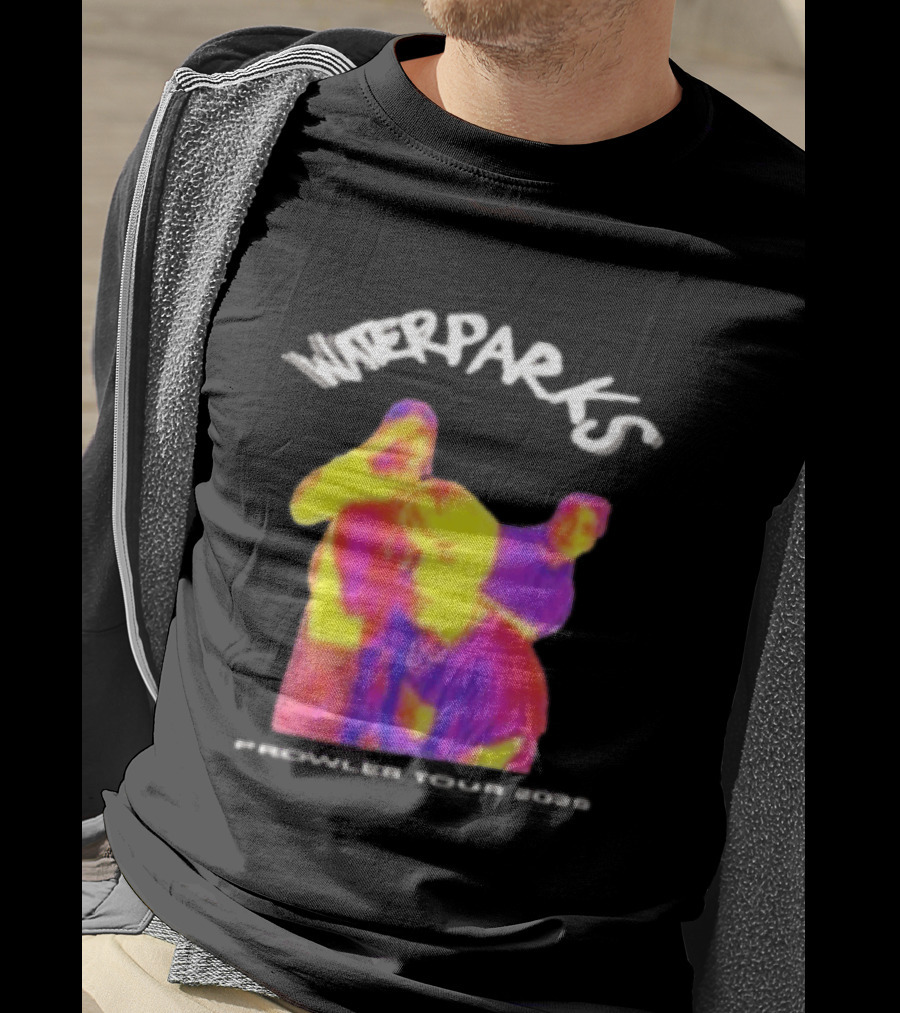 Waterparks Infrared Prowler Tour 2025 Crystallized Oceans Songs T-Shirt