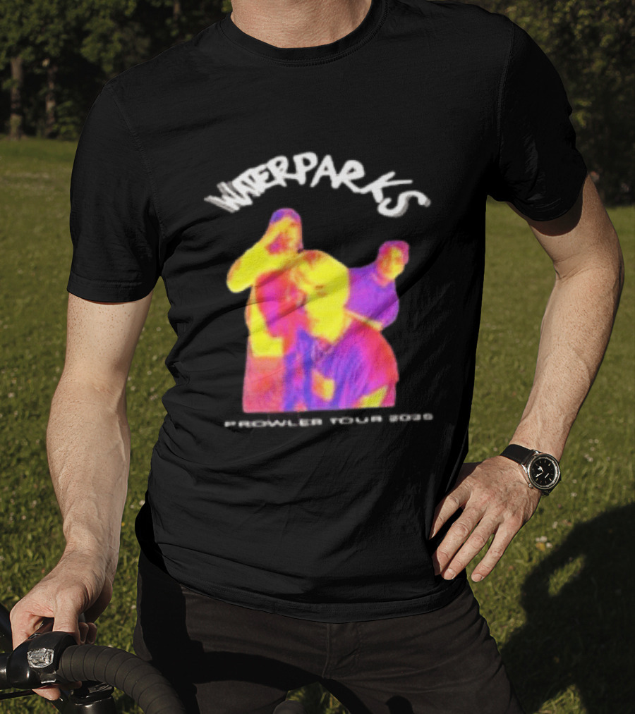 Waterparks Infrared Prowler Tour 2025 Crystallized Oceans Songs T-Shirt