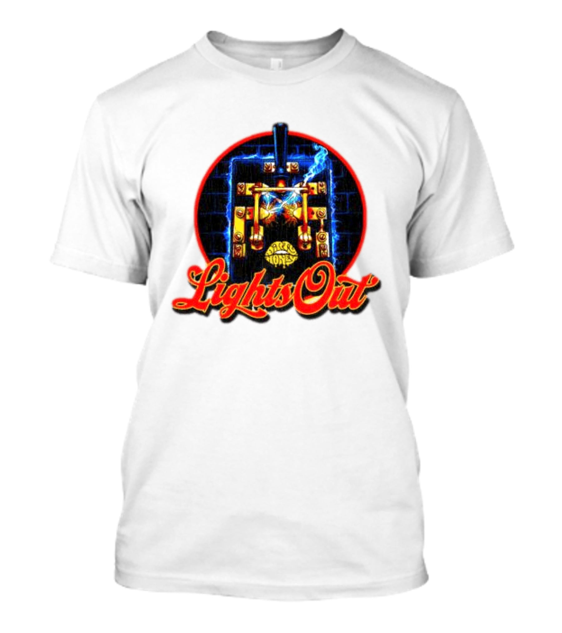 Dirty Honey Lights Out Electric Switch Rock Band Raglan T-Shirt