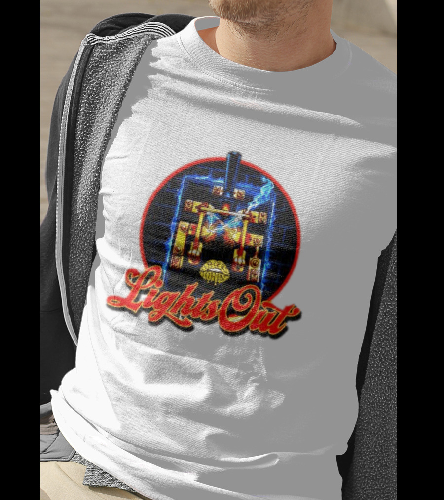 Dirty Honey Lights Out Electric Switch Rock Band Raglan T-Shirt