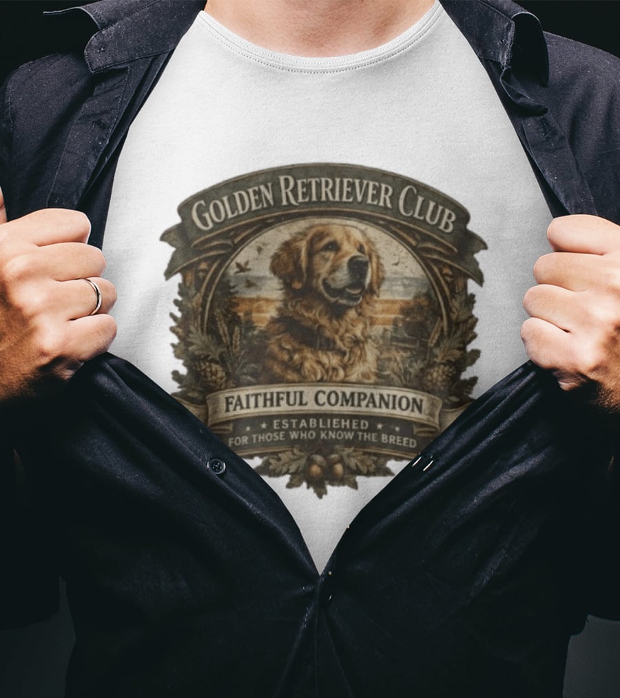 Golden Retriever Club Faithful Companion Established For Those Who Know The Breed T-Shirt