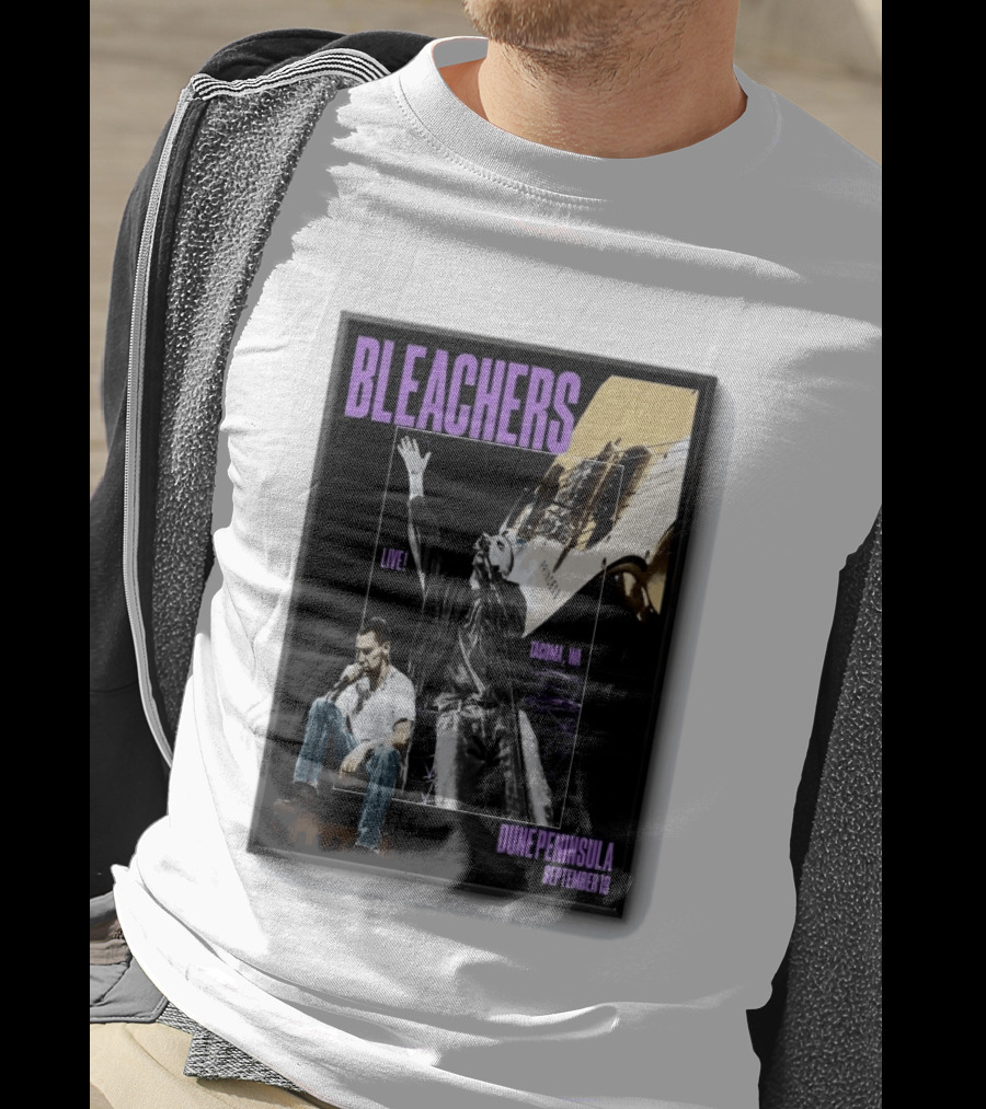 Bleachers Live Tacoma WA Dune Peninsula September 19 T-Shirt
