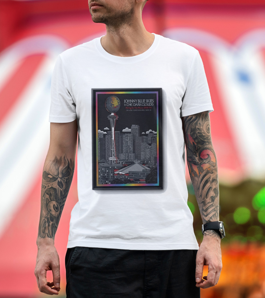 Johnny Blue Skies & The Dark Clouds Meeting For The Moment Seattle 2026 Tour Concert T-Shirt