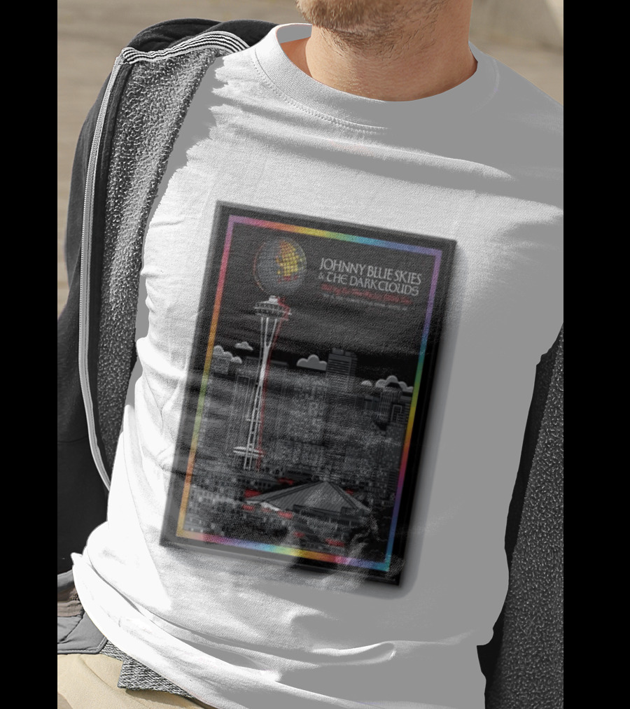 Johnny Blue Skies & The Dark Clouds Meeting For The Moment Seattle 2026 Tour Concert T-Shirt