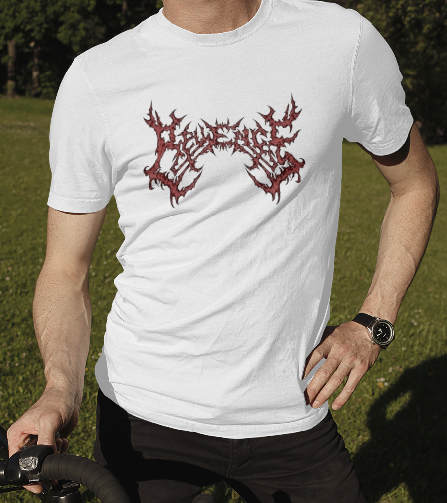 Revenge Red Dripping Gothic Relic Cement T-Shirt