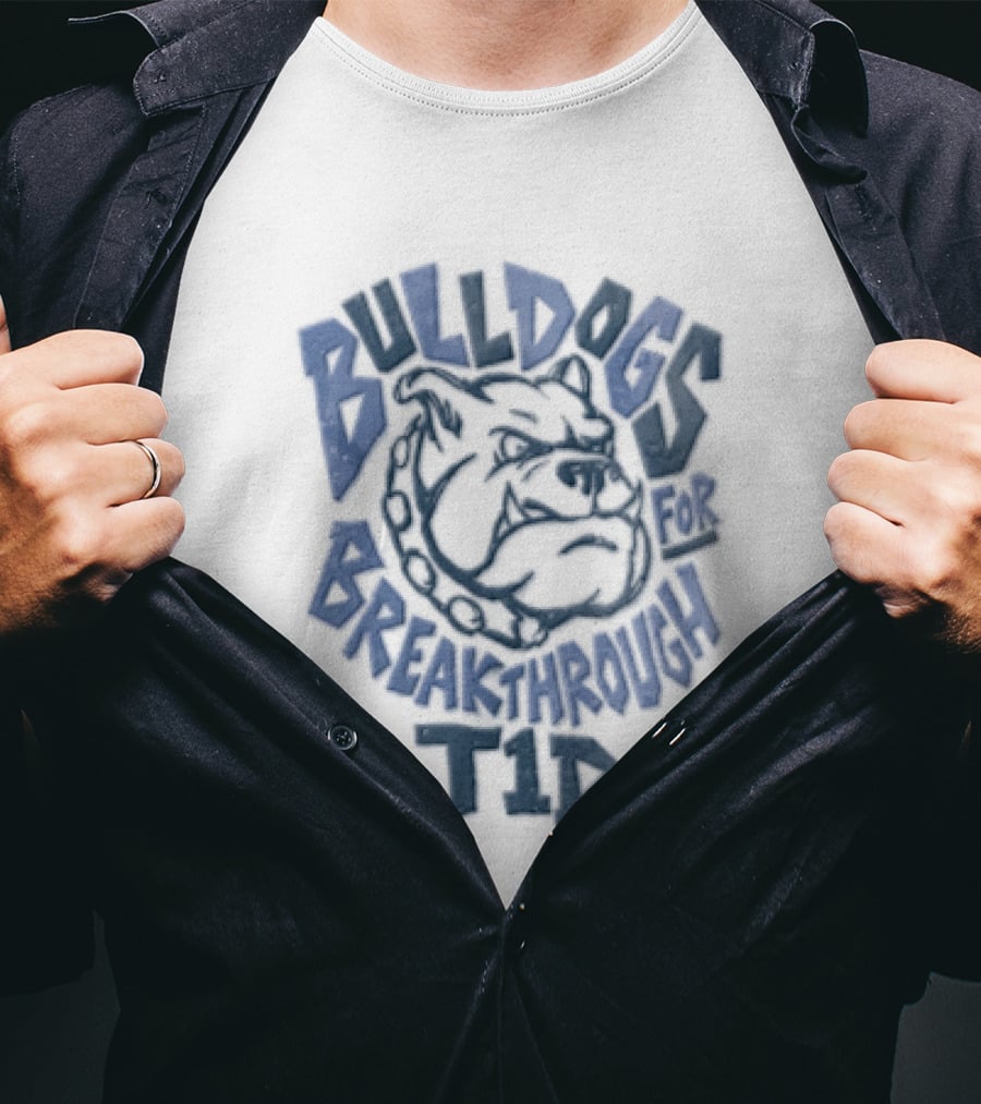 St. Bernadette Bulldogs Breakthrough Type 1 Into Type None T-Shirt