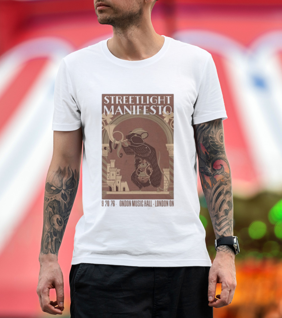 Streetlight Manifesto London Music Hall London 2026 Show T-Shirt