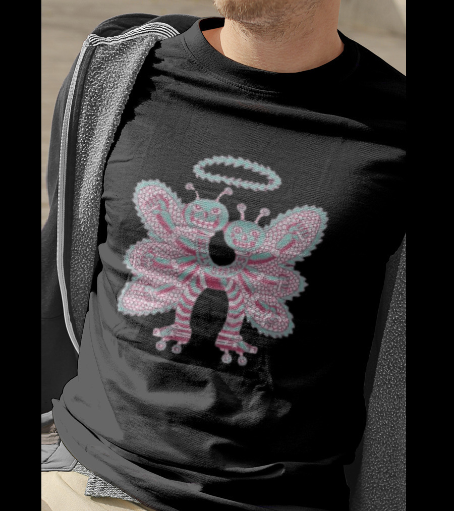 Billy Strings Twin Butterflies Roller Skates Halo T-Shirt