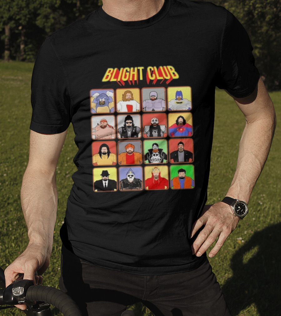 Blight Club Blighty Bunch Iconic Characters Ensemble T-Shirt