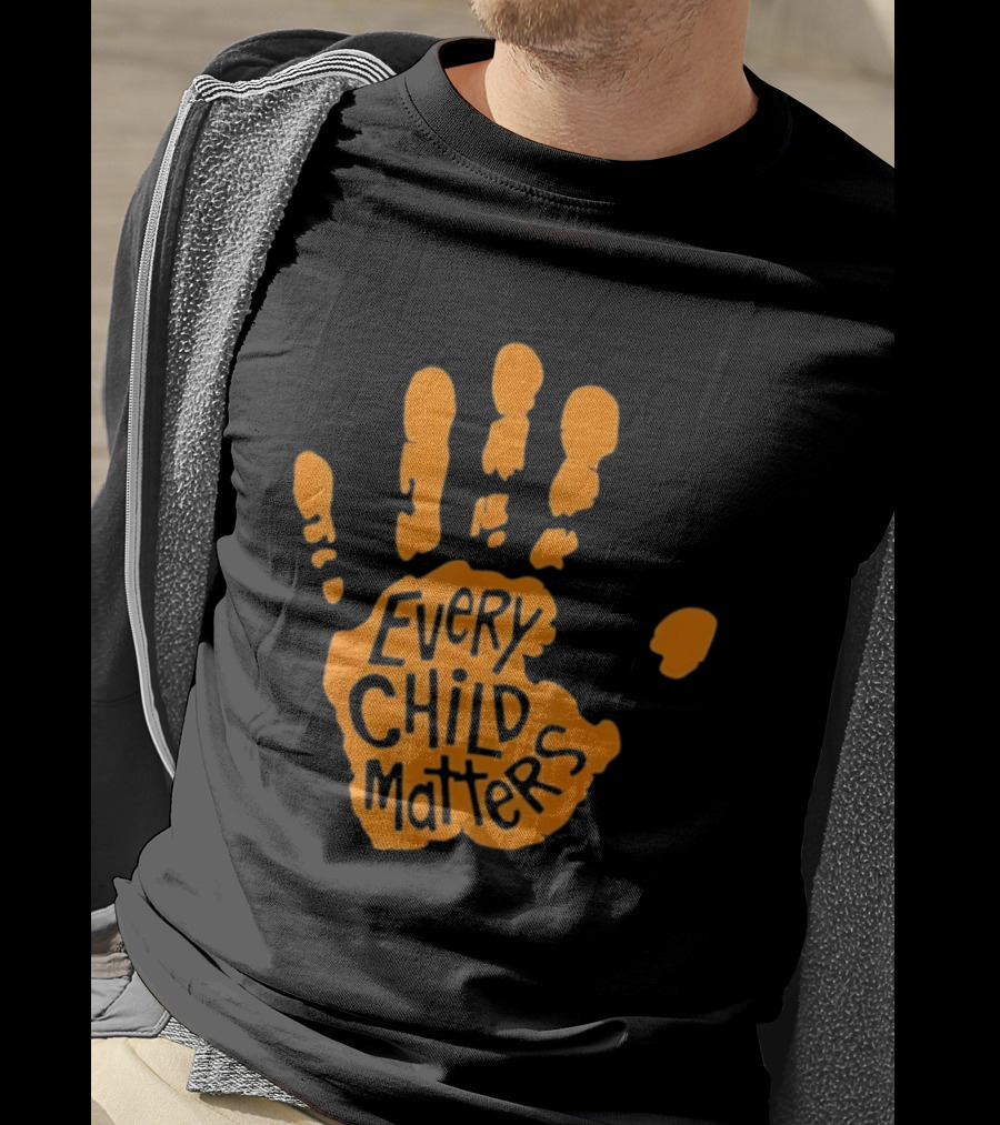 Every Child Matters Orange Handprint T-Shirt
